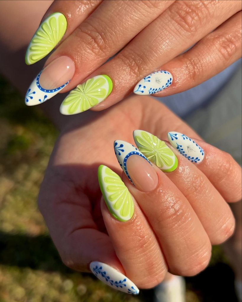 3d summer nails