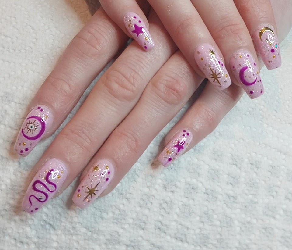 funky coffin nails