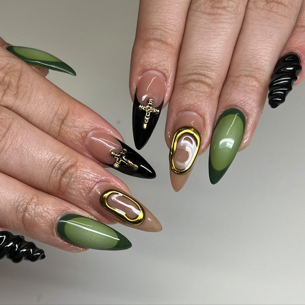 3d gel nails