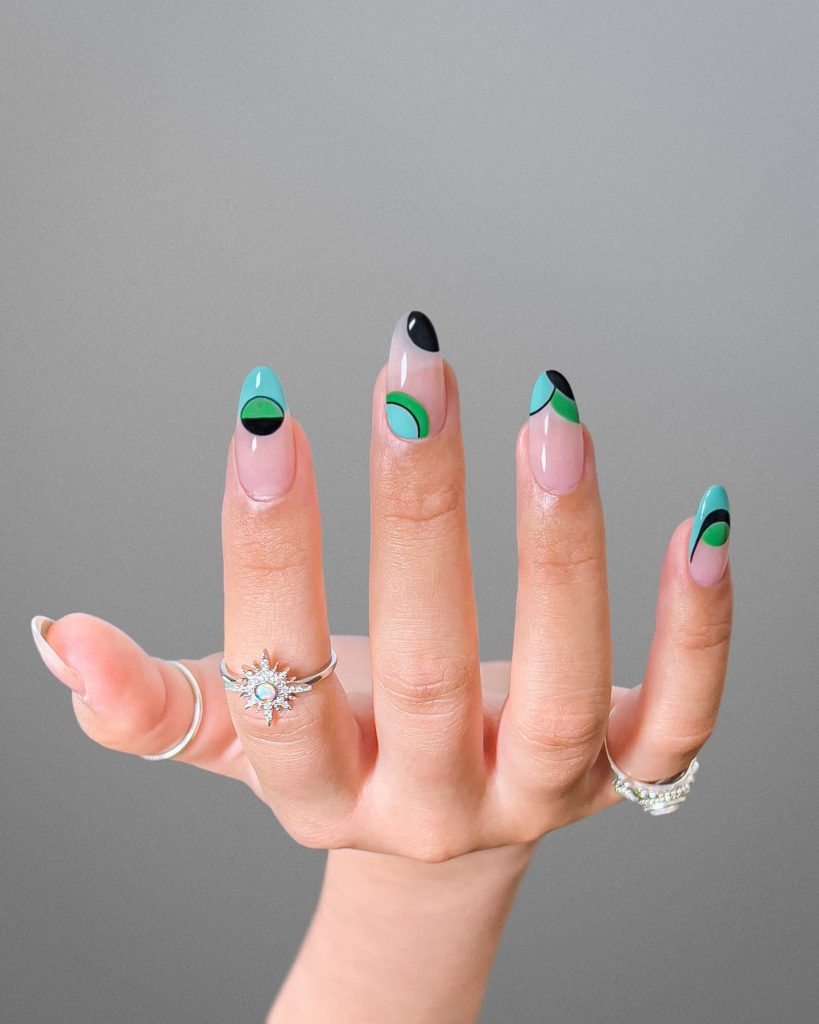 aquablue nail designs