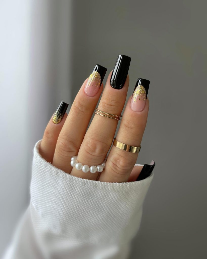 black combo nails