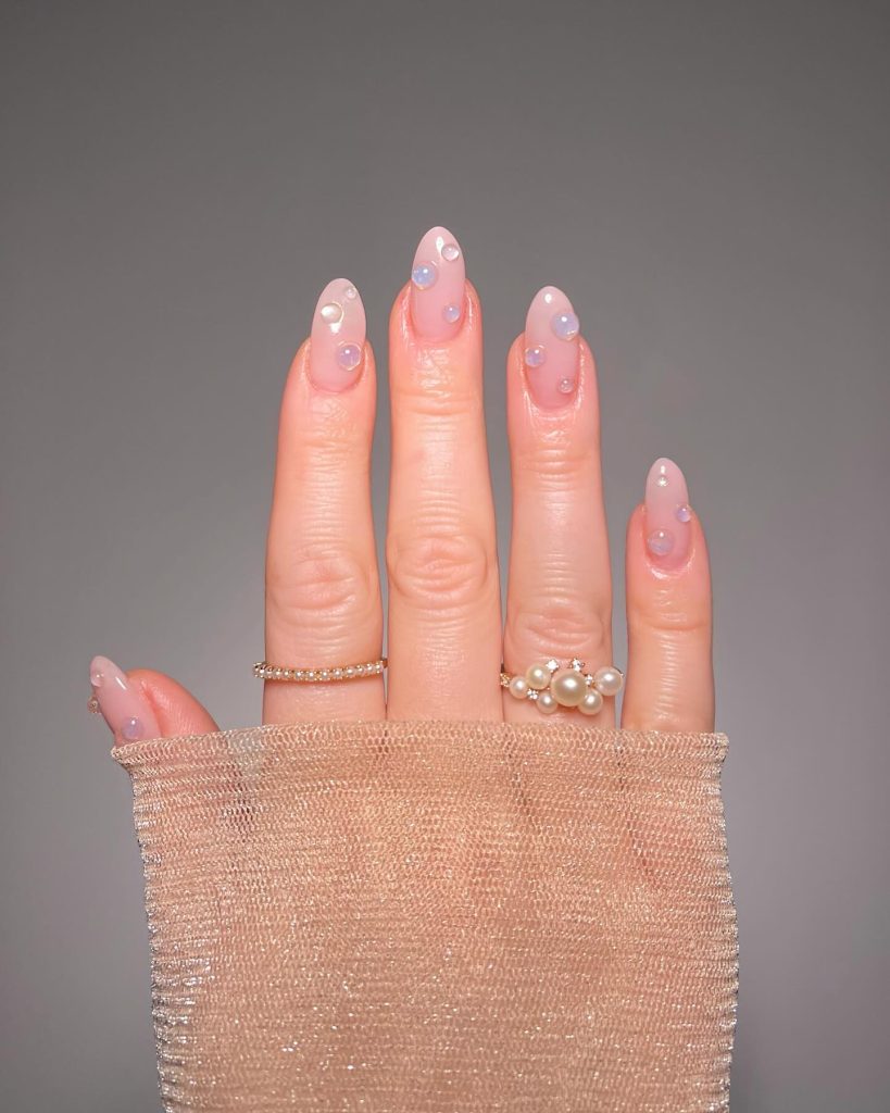 bubble nail designs