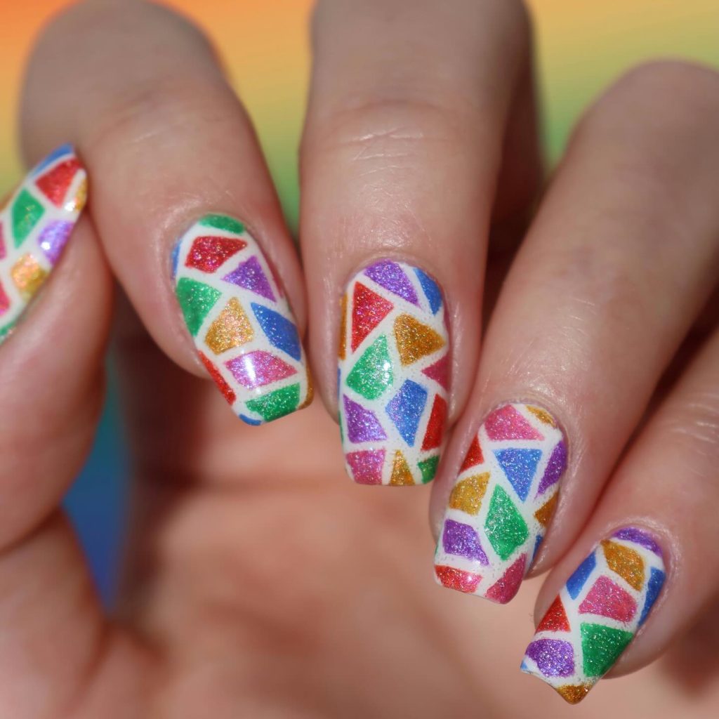 candy nail design
