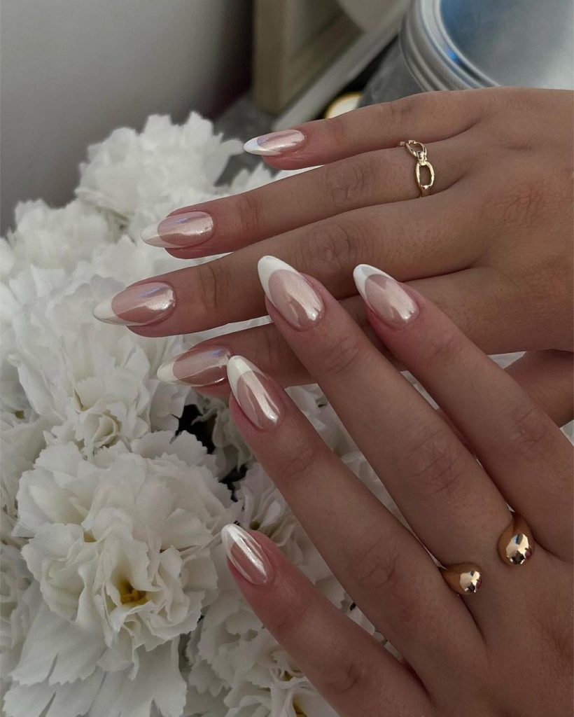 classy almond acrylic nails
