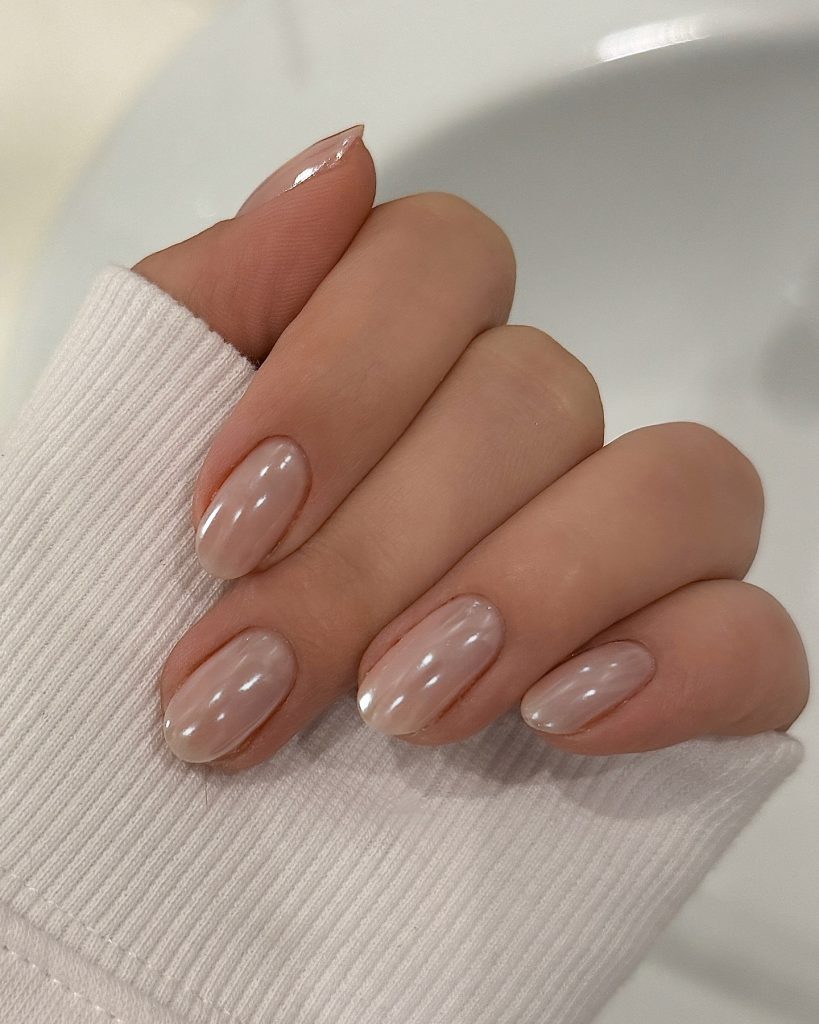 nude natural nails