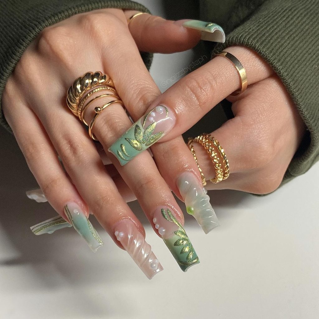 fairy gel nails