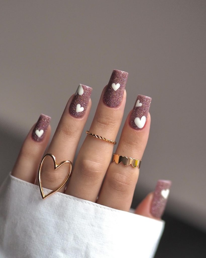 flash glitter nails