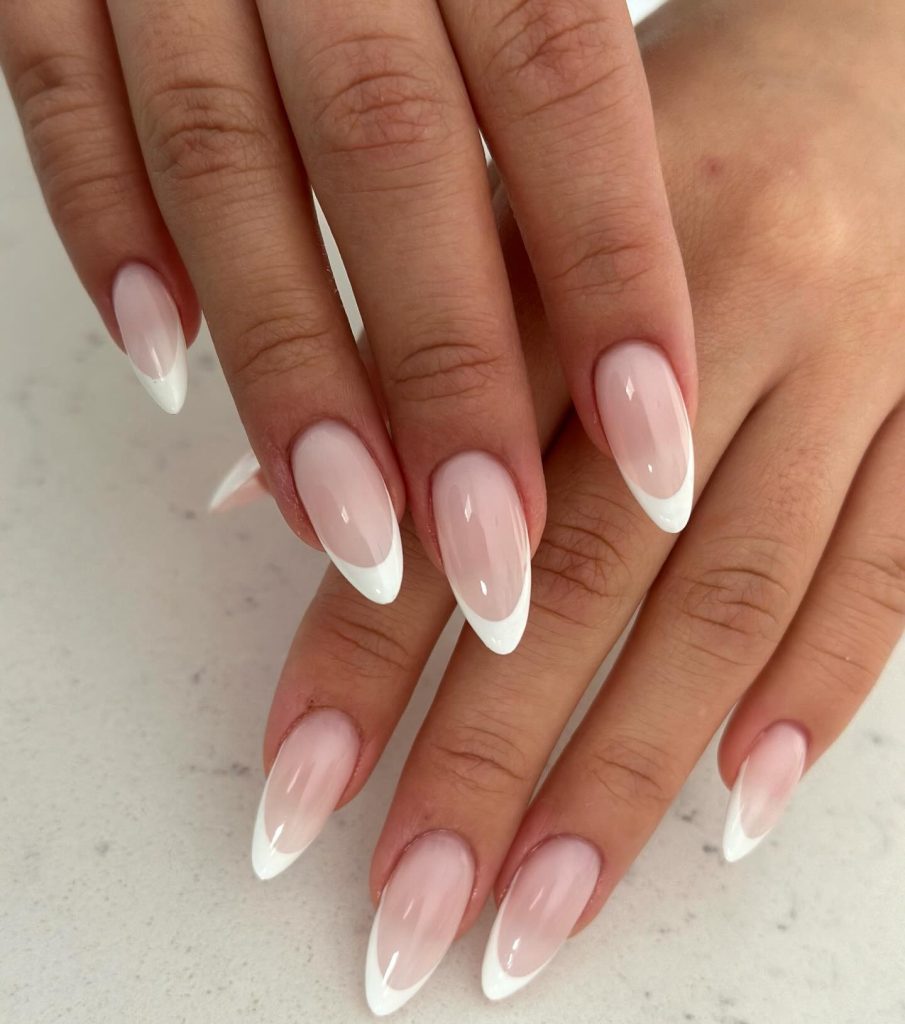 french natural nails