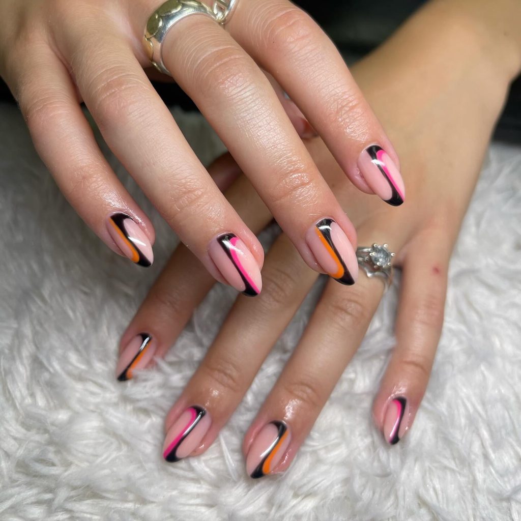 funky thankgiving nail
