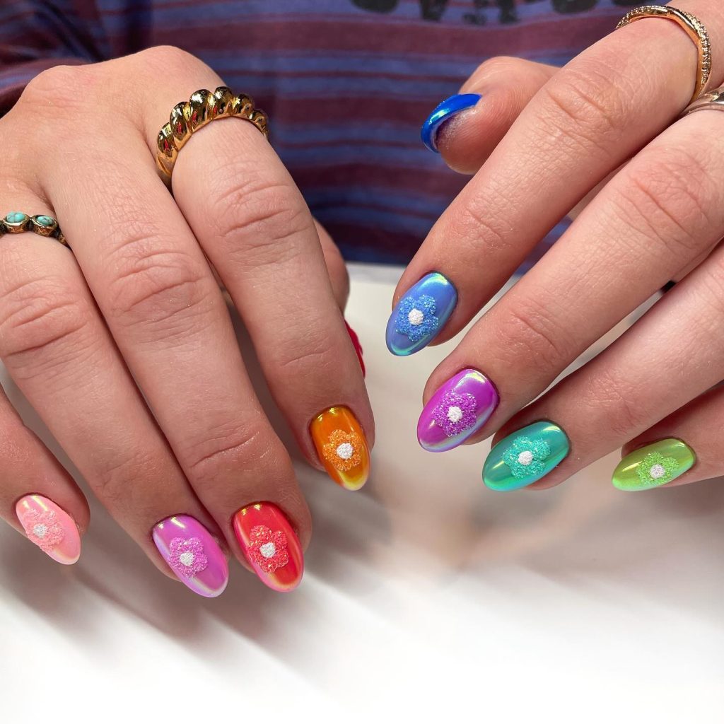 gel spring nails