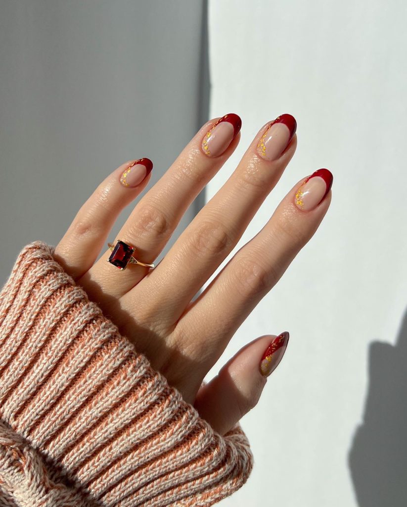 simple thankgiving nails