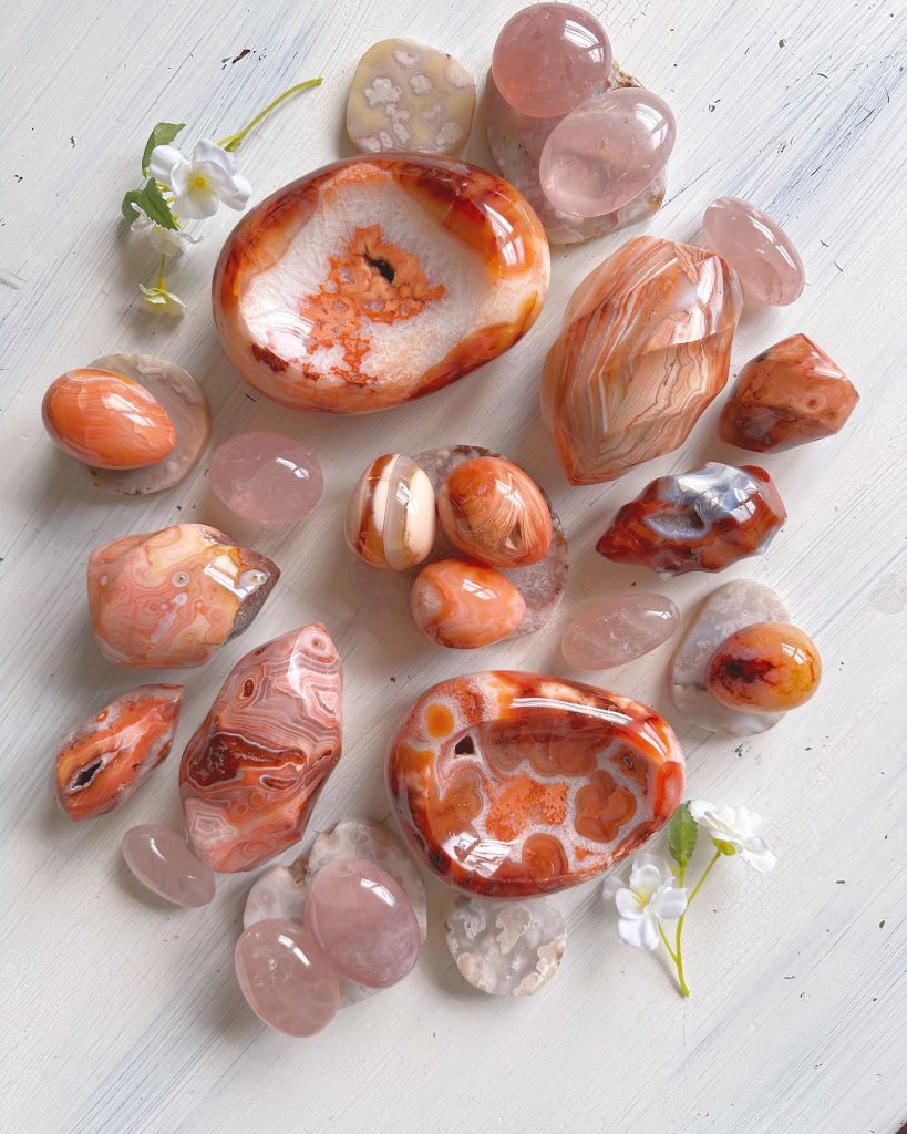 Carnelian crystal