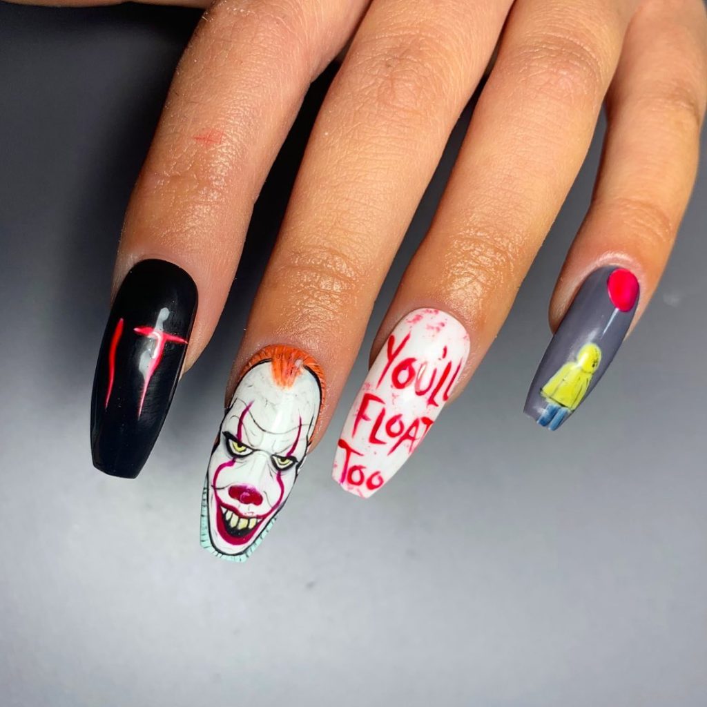 boss hallowen nails