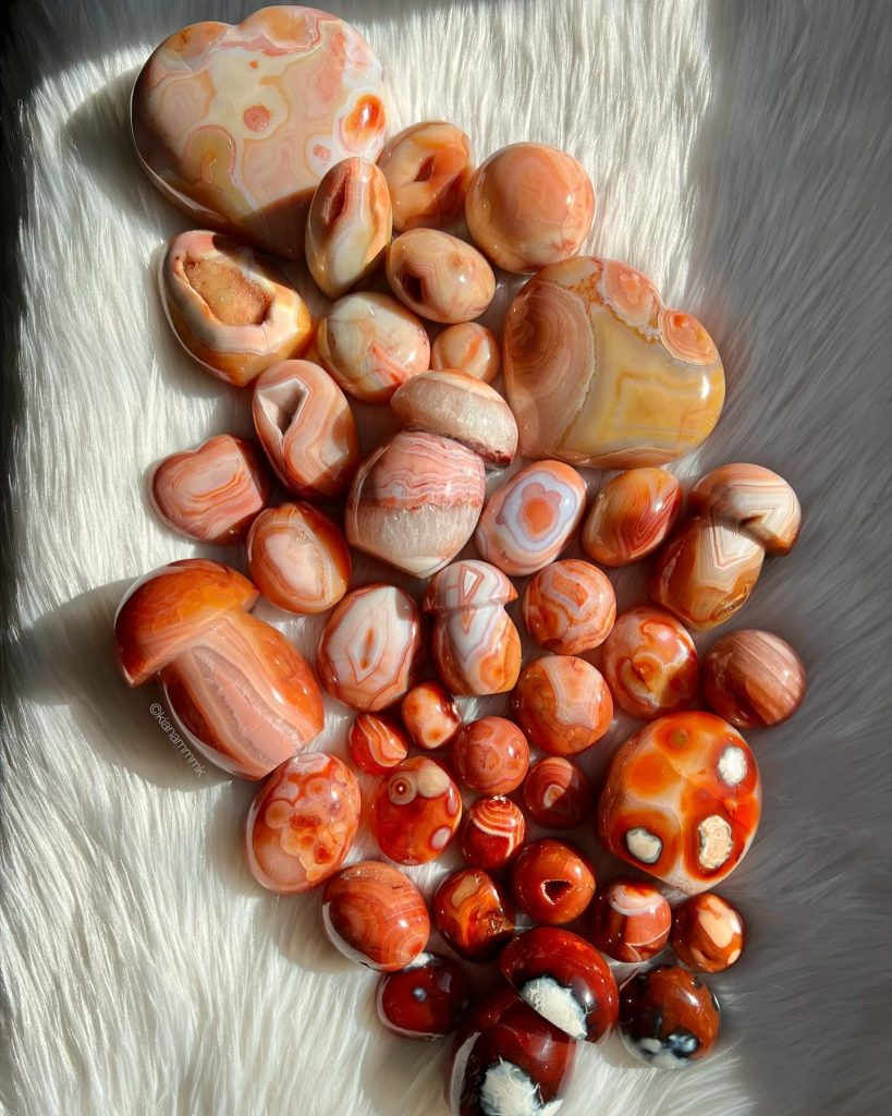 carnelian crystals