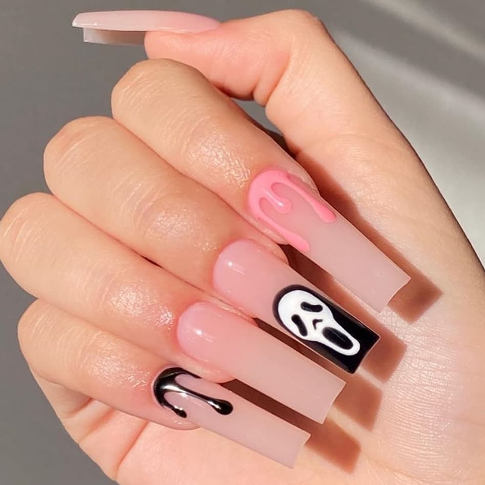 cute hallowen nails