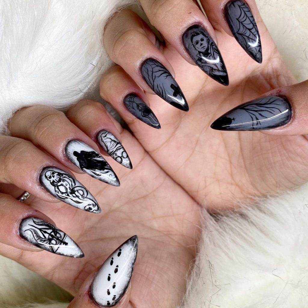 harrypotter  hallowen nails