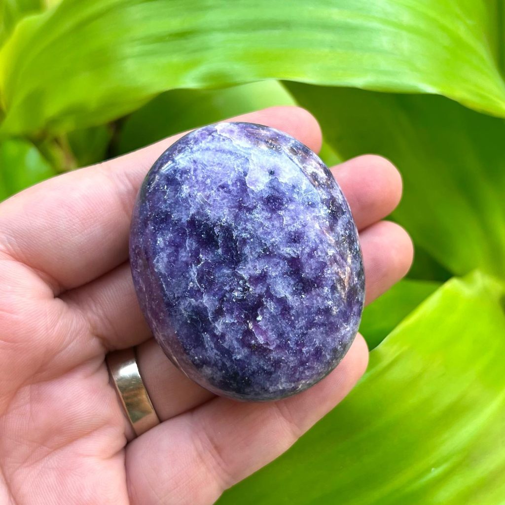 lepidolite crystal