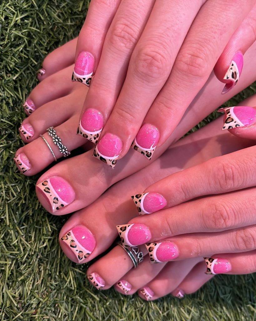 lovely toe hand nails