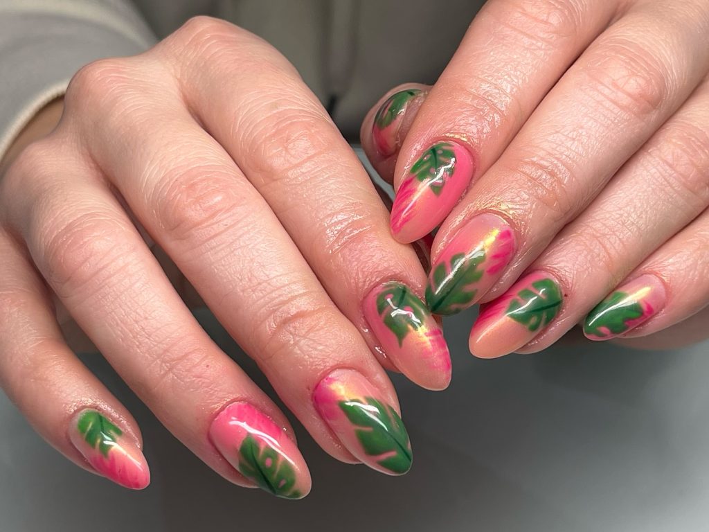 marble beach nails