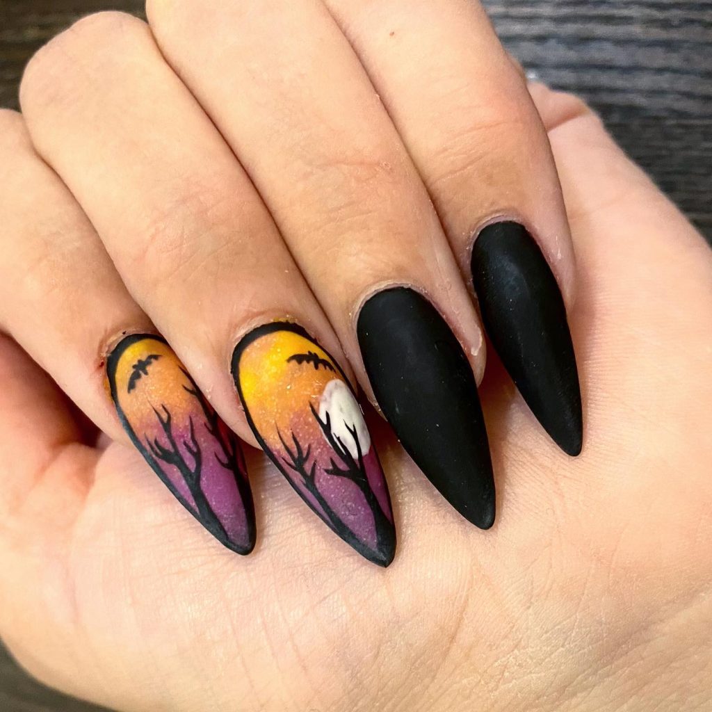 naf hallowen nails