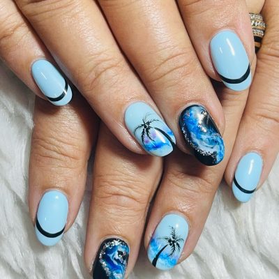 35 Awesome Beach Nail Designs For 2024 Summer