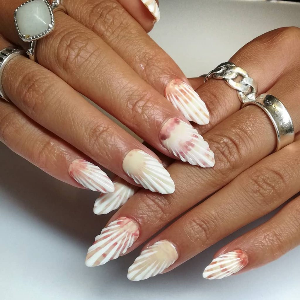 shell sea nails