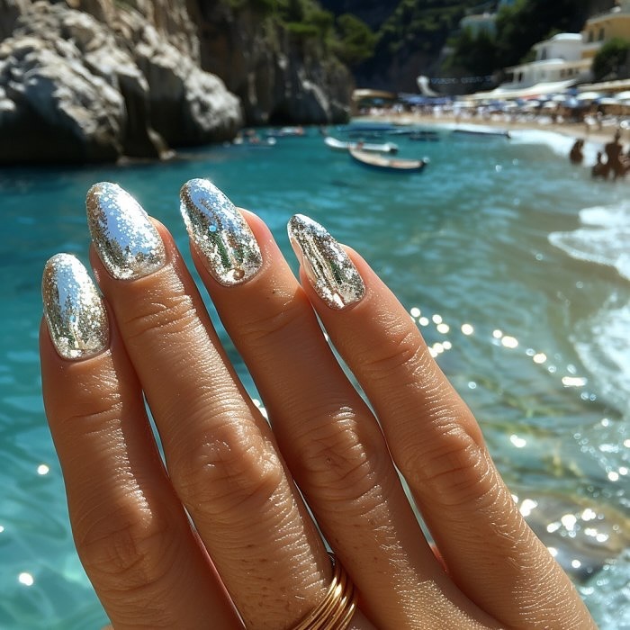 silver beach nails