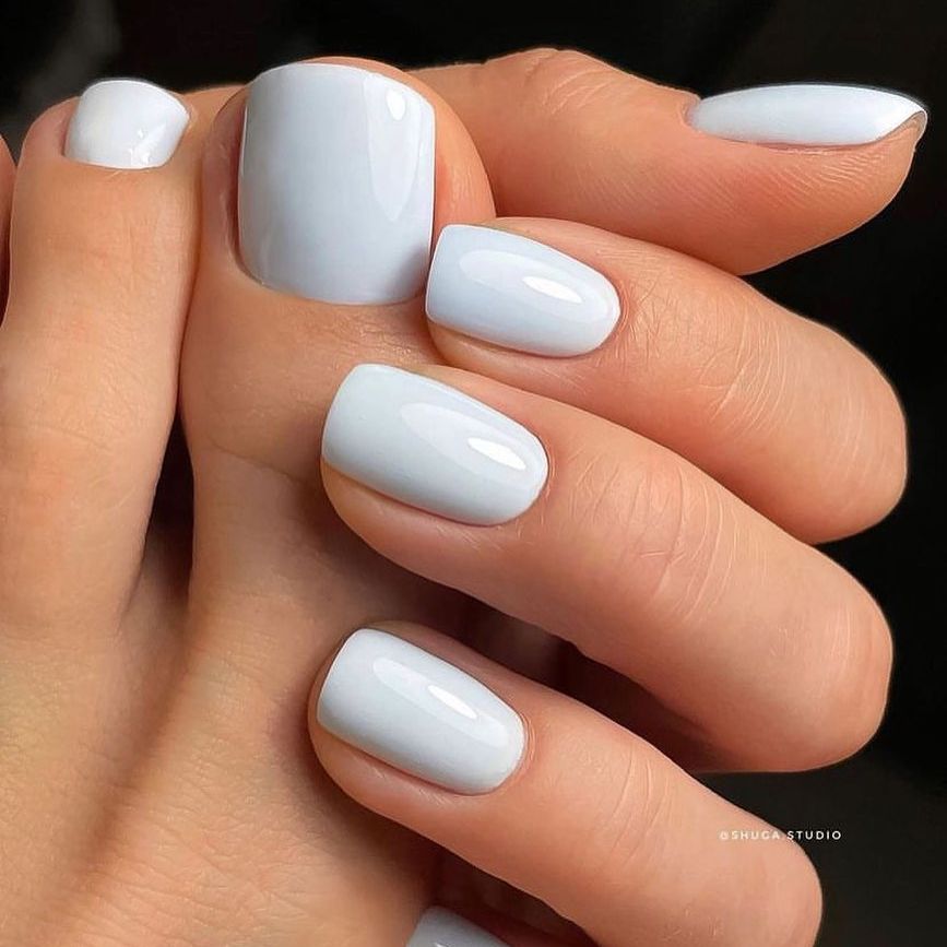 simple toe hand nails