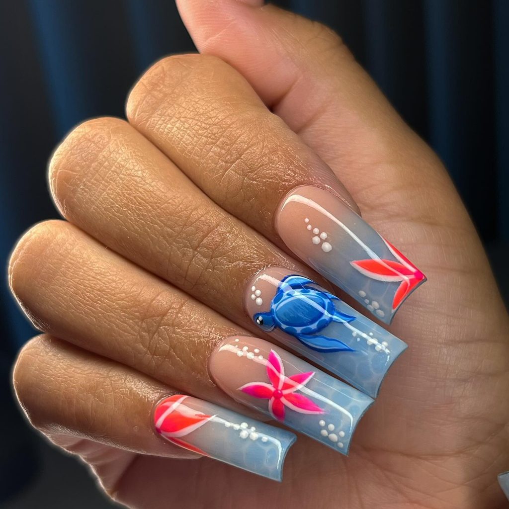 texas beach nails