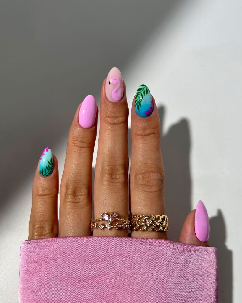 tropical sea nails