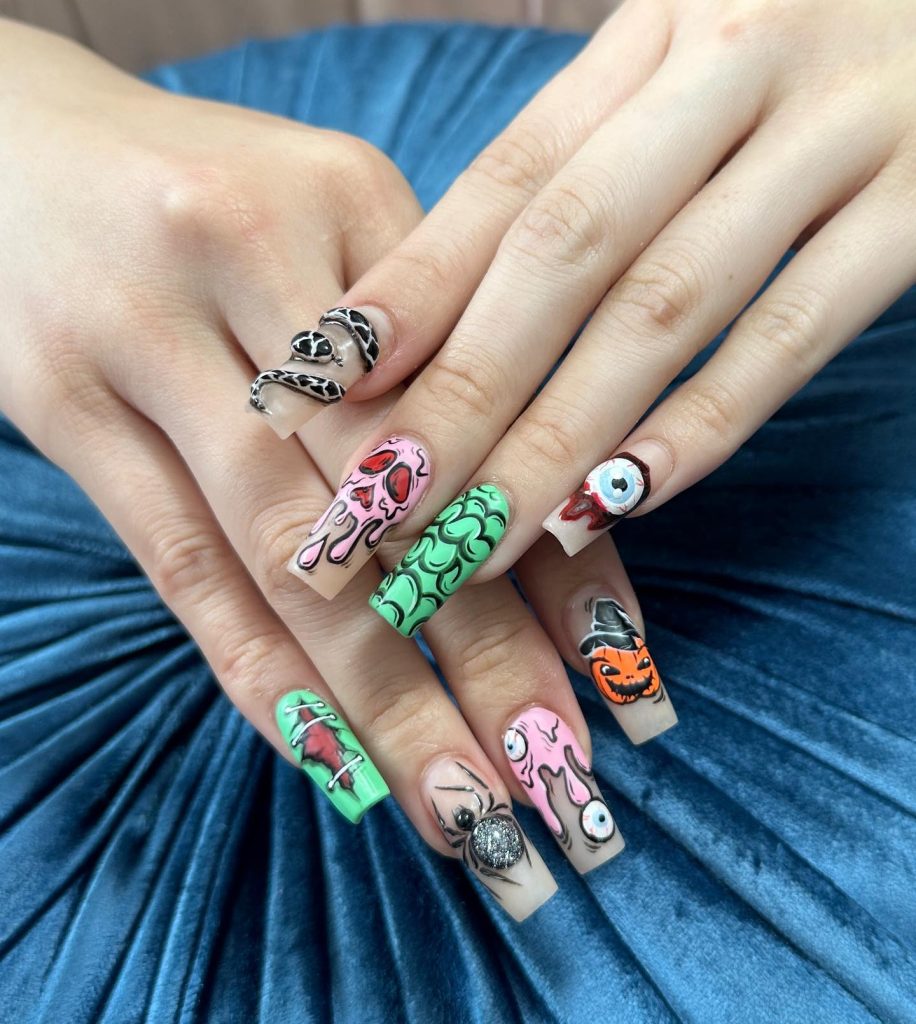 unique hallowennails