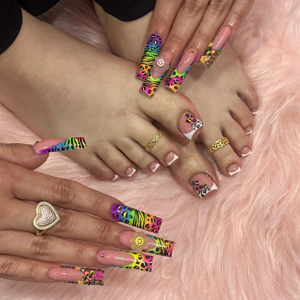 unique toe hand nails
