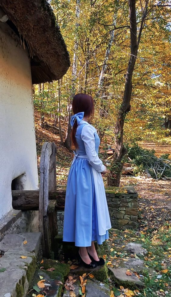 Belle's blue solo halloween costume