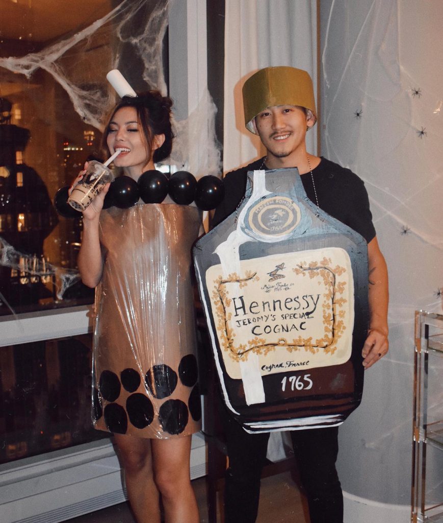 bubbletea couple halloween costumes