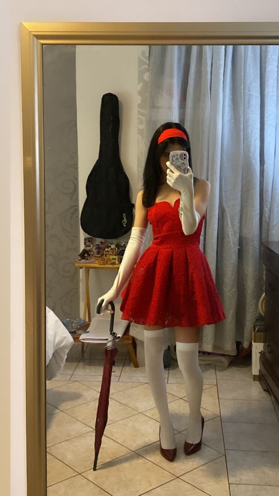red solo halloween dress