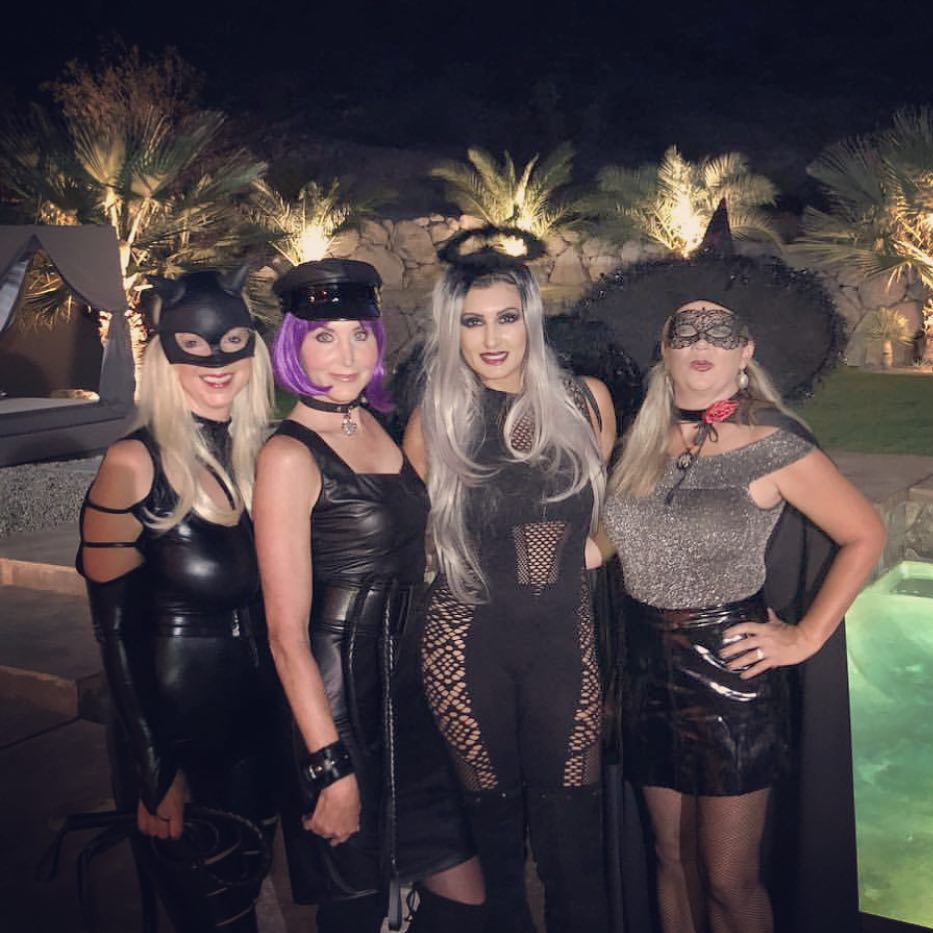 all black trio halloween costume