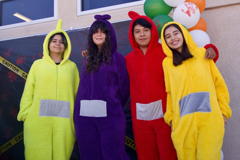colorful fun group halloween costumes