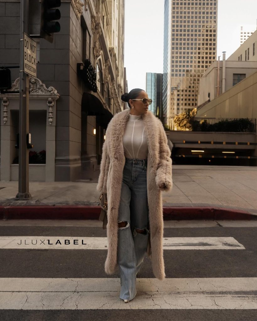 furcoat fall outfit