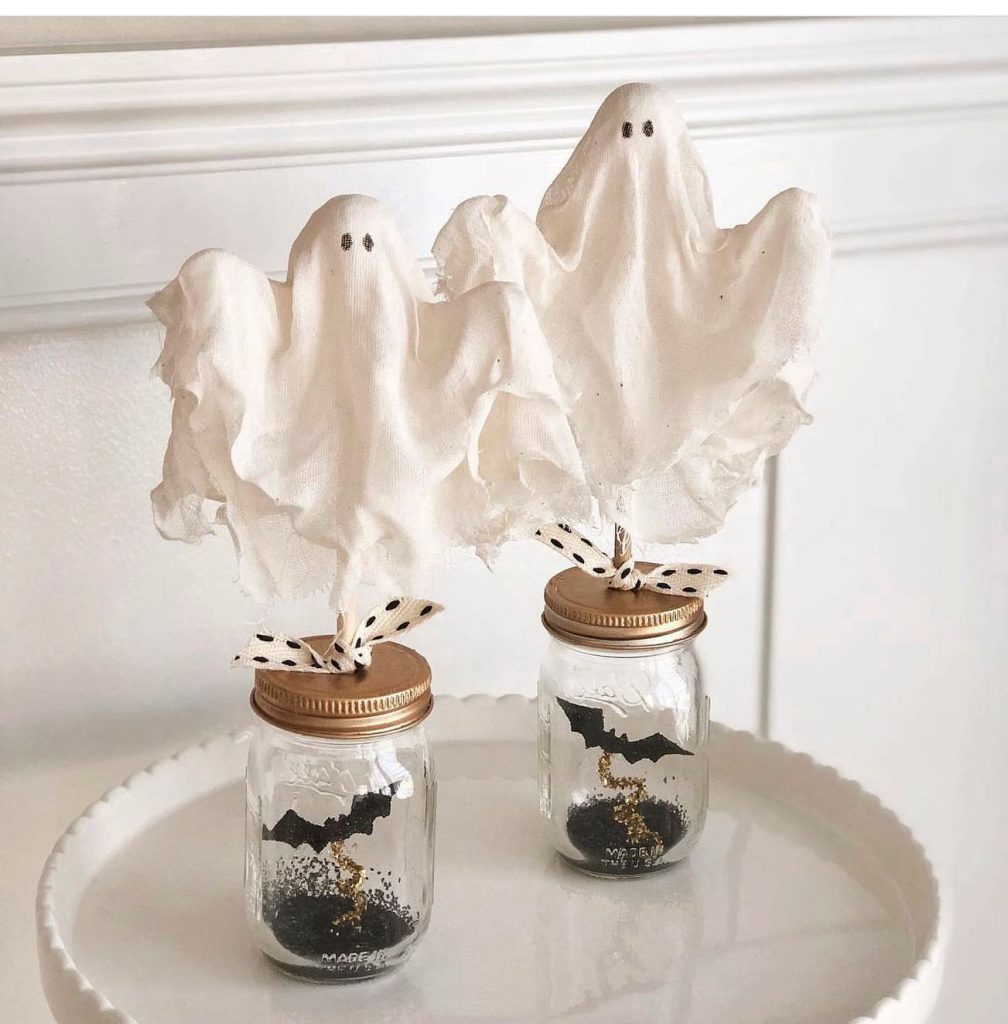 ghost diy halloween decor