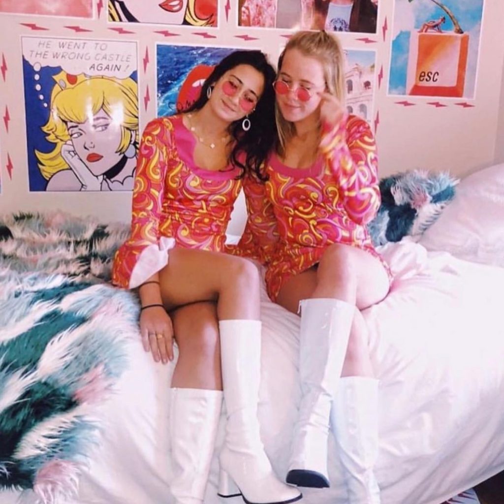 pink best friend halloween costume
