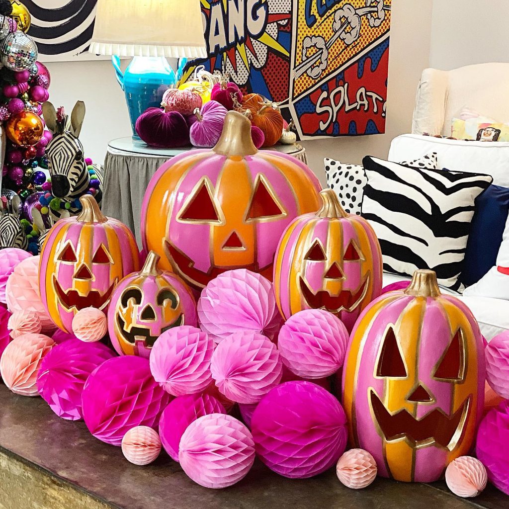 pinkpainted diy halloween decor