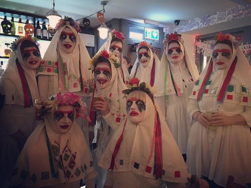 white fun group halloween costumes