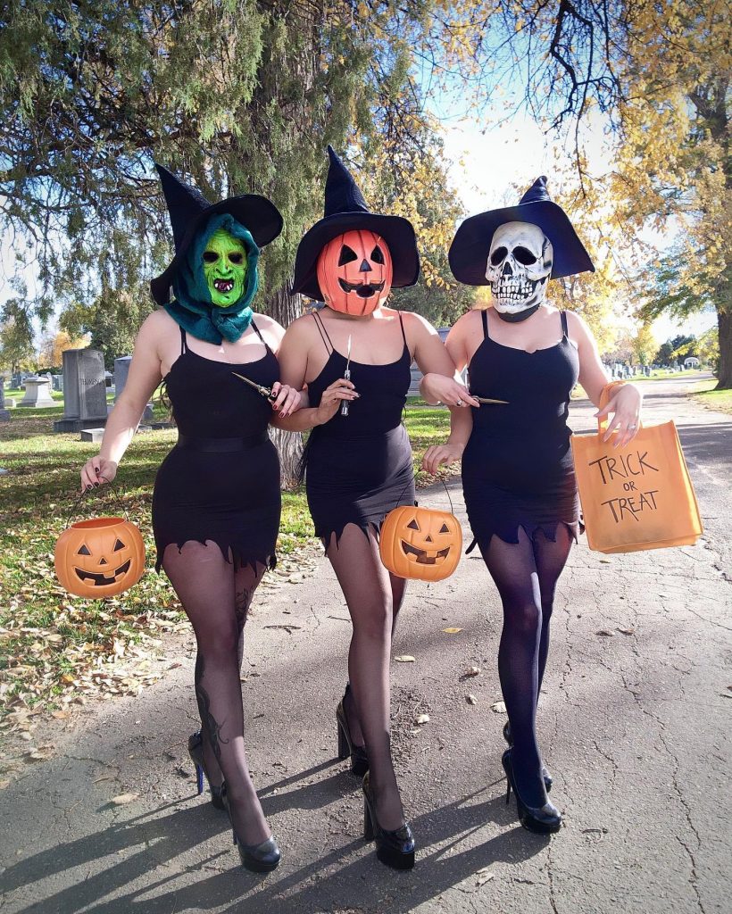 witch style best friend halloween costumes