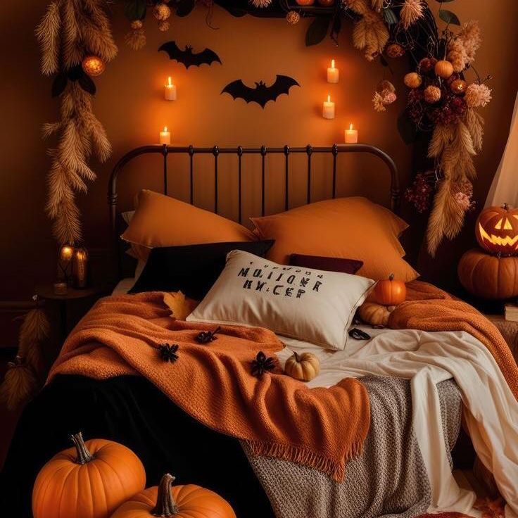 bats easy halloween room decor