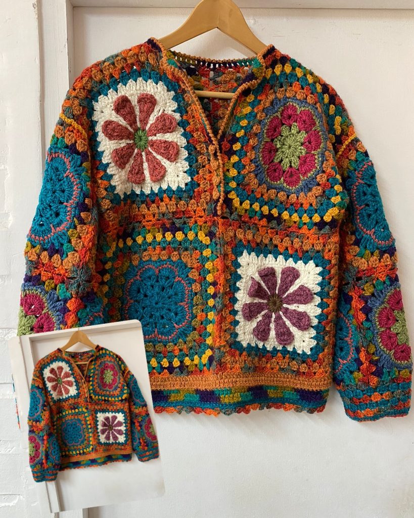 beautiful crochet sweater