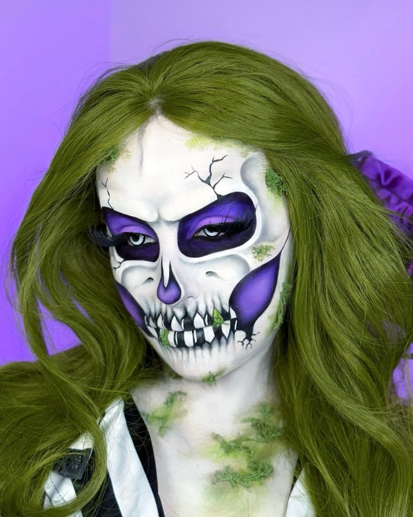 beetlejuice halloween makeup look