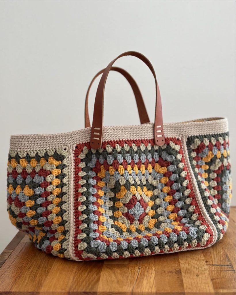 big crochet bag