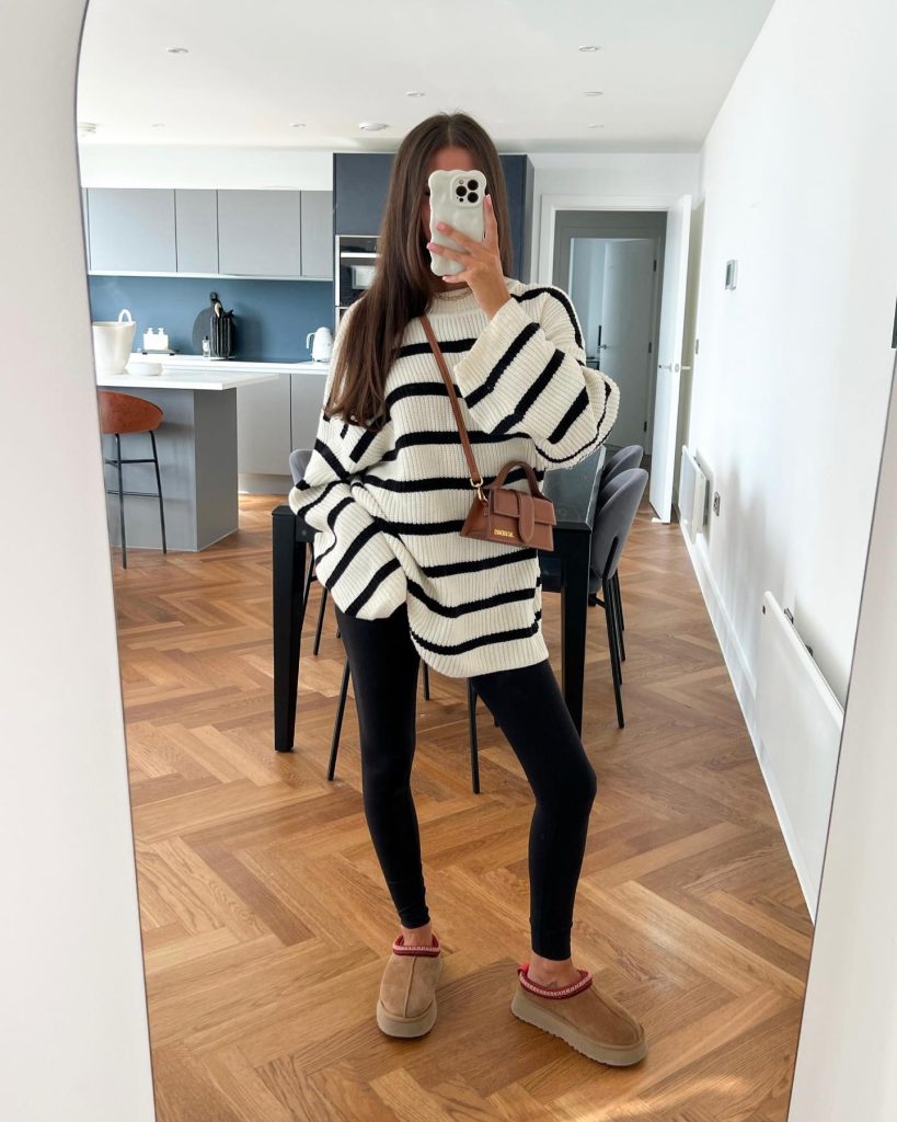 chic legging outfit