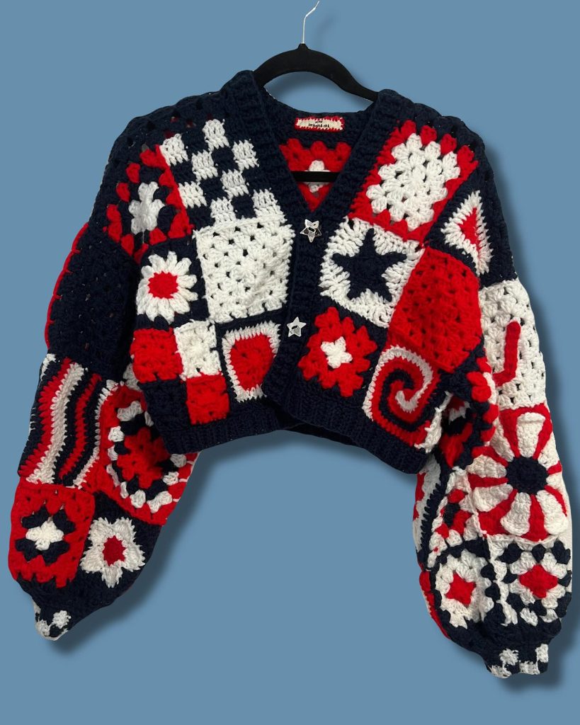 cool crochet sweater