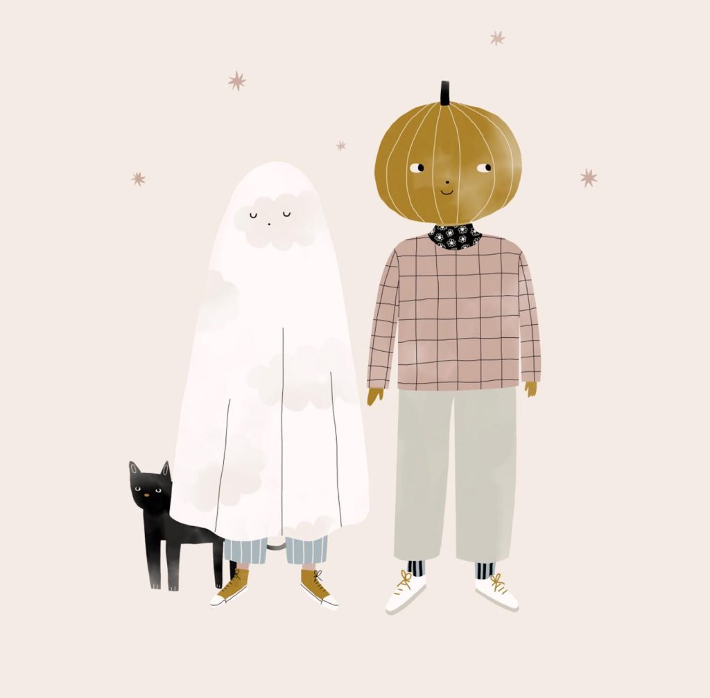 couple halloween wallpaper